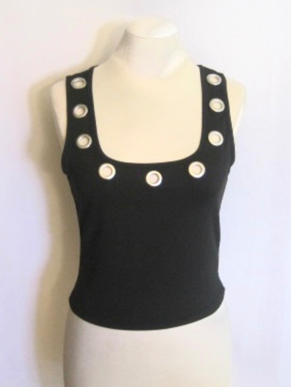 Grommet Eyelet Tank Top